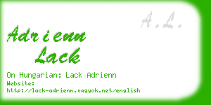 adrienn lack business card